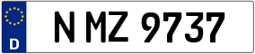 Truck License Plate